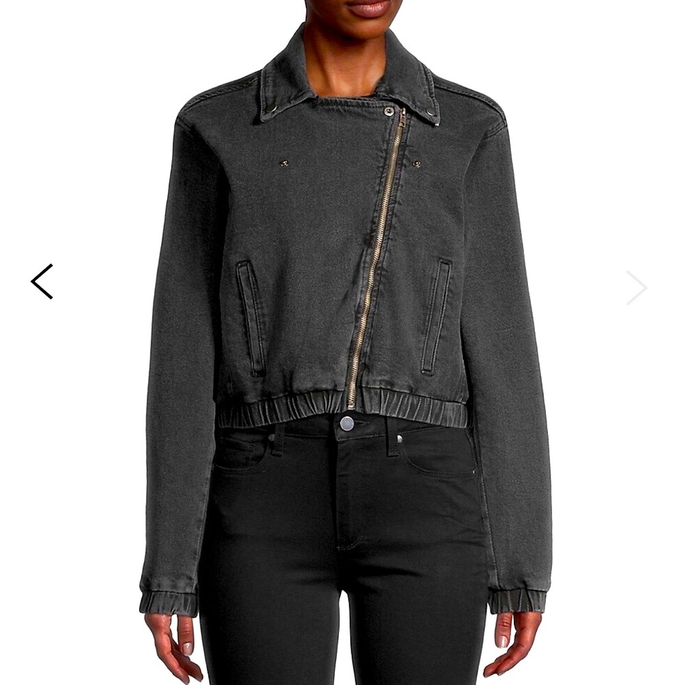 New* Design Lab Moto crop jacket